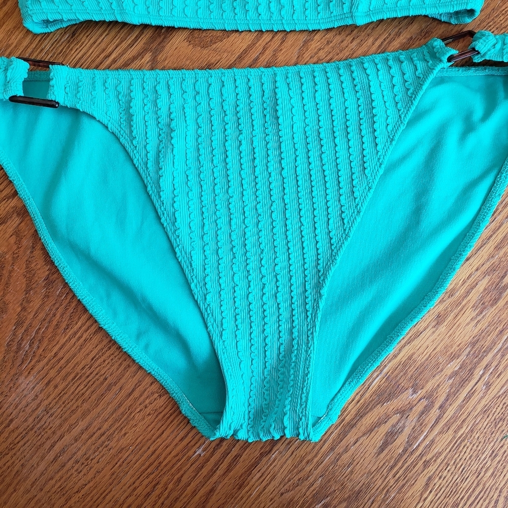Two piece Bikini No boundaries Aqua 2 piece bikini textured - Picture 5 of 7